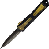 Heretic Knives Automatic Manticore S OTF Knife Black Aluminum & Ultem CPM-MagnaCut Blade 0246AU