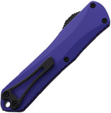 Heretic Knives Automatic Manticore E Knife OTF Purple Aluminum CPM-MagnaCut Tanto Blade 0276APU
