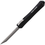 Heretic Knives Automatic Manticore X Knife OTF Black Aluminum MagnaCut Tanto Blade 0312A