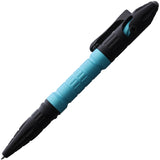 Heretic Knives Thoth Turquoise & Black Aluminum Bolt Action Tactical Pen 038ALTQ