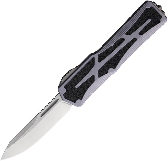 Heretic Knives Automatic Colossus Knife OTF Gray Aluminum CPM-MagnaCut Blade 0392AGRAY