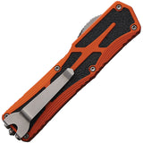 Heretic Knives Automatic Colossus Knife OTF Orange Aluminum CPM-MagnaCut Blade 0392AORG