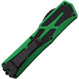 Heretic Knives Automatic Colossus Knife OTF Green Aluminum CPM-MagnaCut Blade 04014ABRKGRN