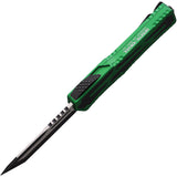 Heretic Knives Automatic Colossus Knife OTF Green Aluminum CPM-MagnaCut Blade 04014ABRKGRN