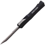 Heretic Knives Automatic Colossus Knife OTF Black Aluminum CPM-MagnaCut Blade 0402B