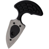 Heretic Knives Sleight Black Aluminum CPM-20CV Stainless Push Dagger w/ Sheath 0503A