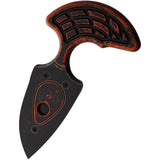 Heretic Knives Sleight Black & Orange Aluminum 20CV Push Dagger 0508ABRKORG