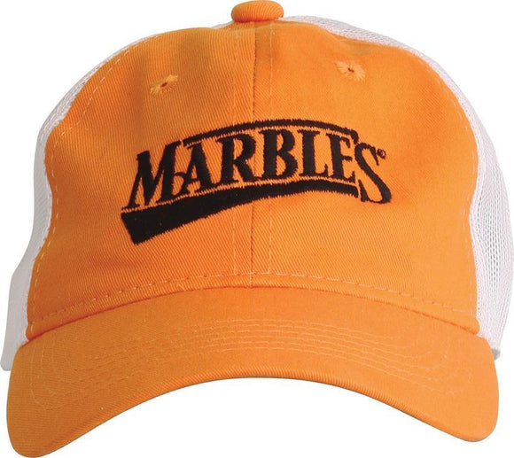 New MARBLES Knives LOGO Orange & White Adult Cap Hat One Size Fits Most