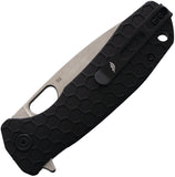 Honey Badger Knives LTD Linerlock Black GRN Folding D2 Steel Pocket Knife 1286