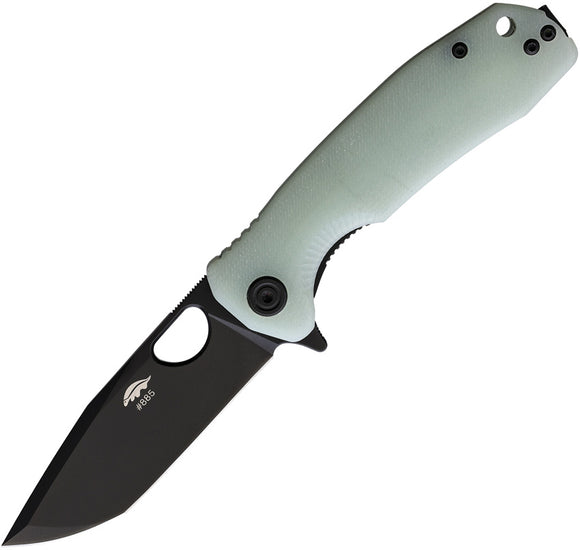 Honey Badger Knives Linerlock LTD Pocket Knife Jade Folding D2 Steel Blade 1287