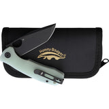 Honey Badger Knives Linerlock LTD Pocket Knife Jade Folding D2 Steel Blade 1287