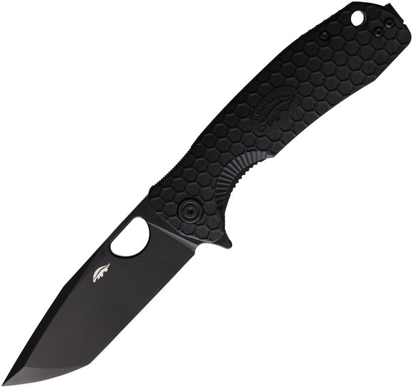 Honey Badger Knives Large Linerlock Black Folding D2 Steel Pocket Knife 4032