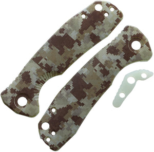 Honey Badger Knives Small Linerlock Camo G10 Handle Scales 4062