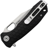 Honey Badger Knives Small Linerlock Black GFN Folding Pocket Knife 4075