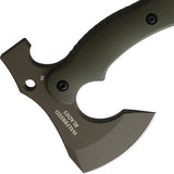 Halfbreed Blades Compact Green OD G10 K110 Steel Rescue Axe CRA01ODG