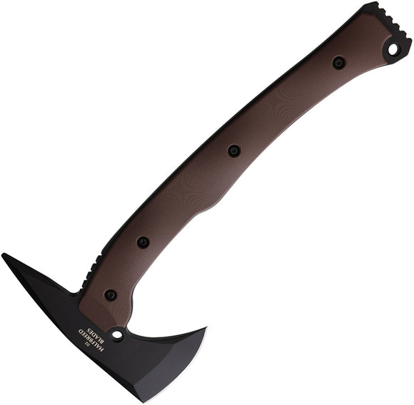 Halfbreed Blades Large Brown G10 K110 Steel Rescue Axe LRA01BDE