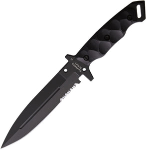 Halfbreed Blades Medium Infantry Black G10 K110 Tool Steel Fixed Blade Knife MIK01