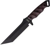 Halfbreed Blades Medium Infantry Brown G10 K110 Fixed Blade Knife MIK05PBLKDE