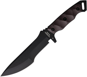 Halfbreed Blades Medium Infantry Brown G10 K110 Fixed Blade Knife MIK08BLKDE