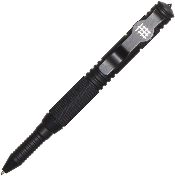 Halfbreed Blades Tactical Bolt Black Aluminum 1.96 Oz Pocket Clip Pen TBP01
