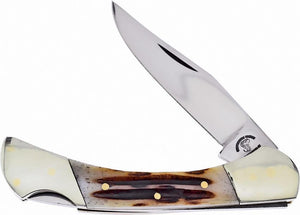 Frost Warrior Lockback Autumn Bone Copperhead Creek Stainless Knife