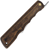 Higonokami Woody Brown Wood Folding VG-10 Stainless Pocket Knife BL138