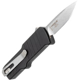 Heckler & Koch Automatic Hk Micro Incursion Knife OTF Black Aluminum 154CM Stainless Clip Pt Blade 54030