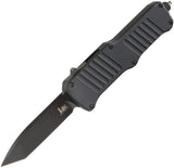 Heckler & Koch Automatic Hk Mini Incursion Knife OTF Black Aluminum 154CM Stainless PVD Tanto 54046