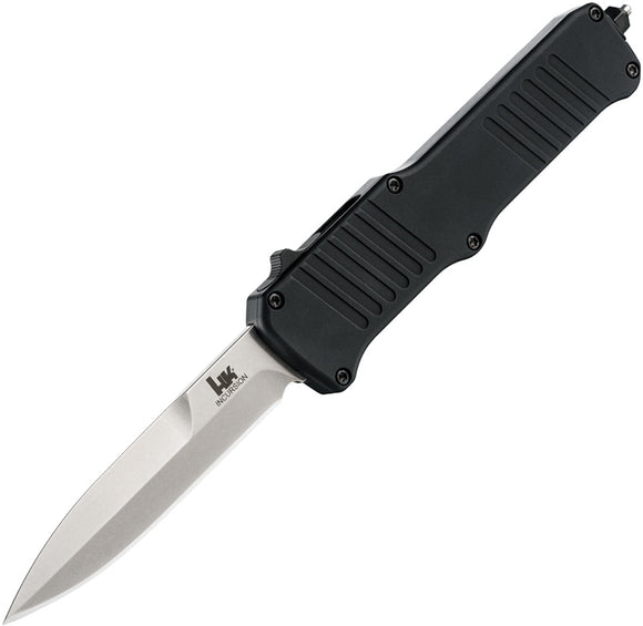 Heckler & Koch Automatic Hk Incursion Knife OTF Black Aluminum 154CM Stainless Tumbled Blade 54090