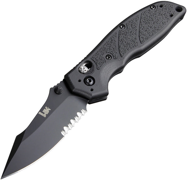 Heckler & Koch Exemplar Pivot Lock Folding Serrated Blade Black