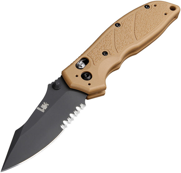 Heckler & Koch Exemplar Tan Pivot Lock Folding Knife 54153