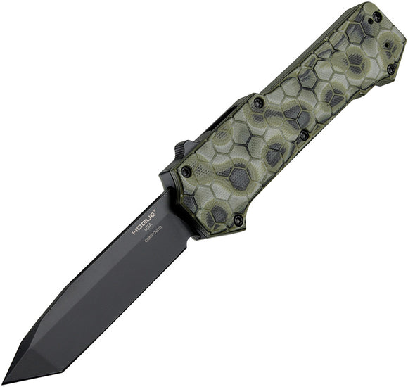 Hogue Automatic Compound Knife OTF Green G10 CPM-S30V Stainless Tanto Blade 34028
