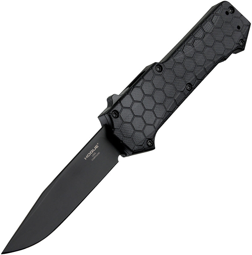 Hogue Automatic Compound Knife OTF Black G10 CPMS30V Stainless Clip P