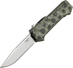 Hogue Automatic Compound Knife OTF Green G10 CPM-S30V Stainless Clip Pt Blade 34038