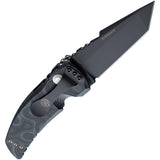 Hogue Automatic Ex-A01 Knife Button Lock Black G10 & G-Mascus 154CM Stainless Tanto Blade 34129