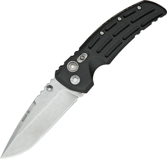Hogue Medium Black 154cm Tactical Drop Point Folding Knife 34170