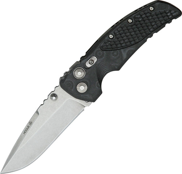 Hogue Medium Black Tactical G10 Drop Point Foldig Knife 34179