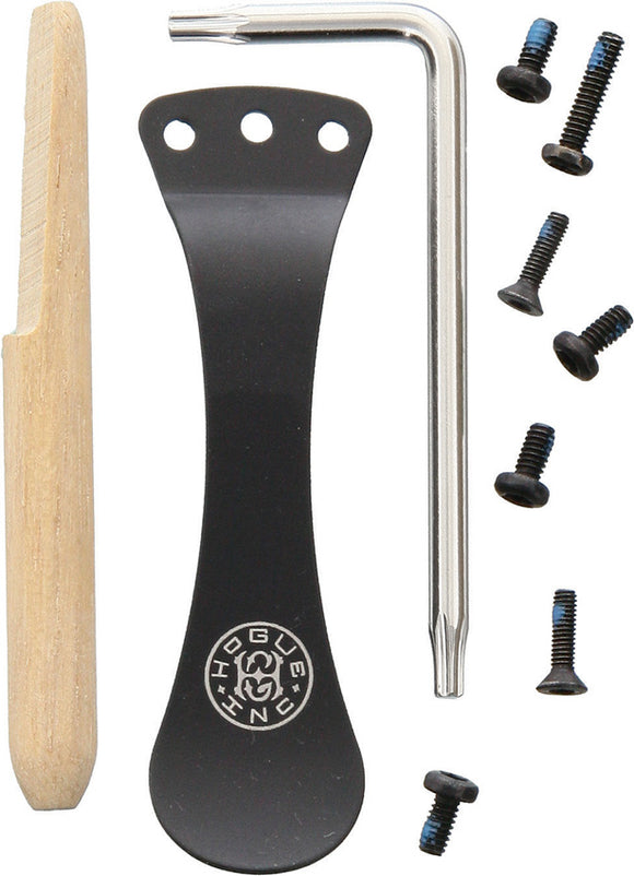Hogue Black Screw/Clip Kit For EX-01 EX-03 EX-04 Knife 34180