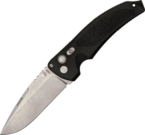 Hogue EX-03 Pocket Knife Button Lock Black Folding 154CM Stainless Blade 34350
