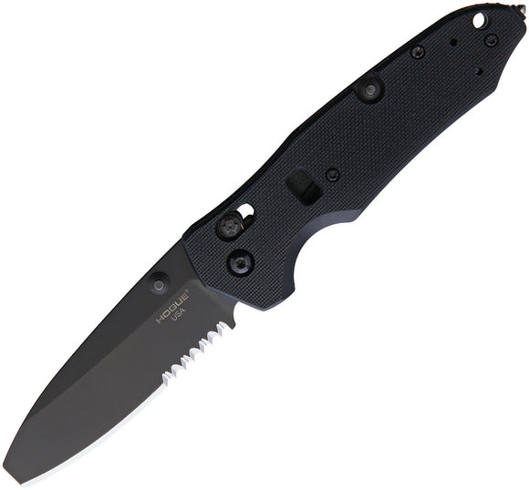Hogue Trauma First Response Tool Black G10 Handle Black Steel Pocket Knife 34760
