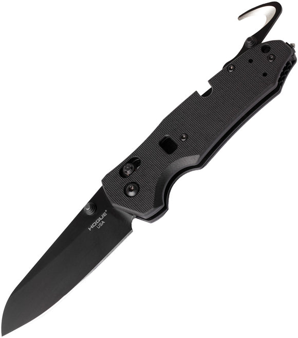 Hogue Trauma First Response Tool Black G10 Handle Black Steel Pocket Knife 34779
