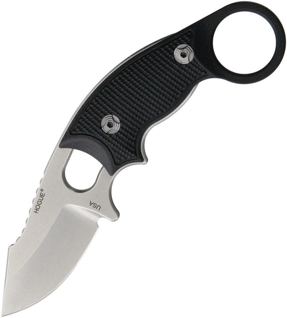 Hogue Ex-F03 Clip Black G10 Fixed Blade Knife 35339