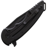 Hoback Knives Husky Pocket Knife Framelock Black CF Folding Nitro-V Blade 017CF