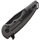 Hoback Knives Husky Pocket Knife Framelock Titanium Folding Nitro-V Blade 017SB