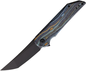 Hoback Knives Radford Framelock Starry Night Folding CPM-20CV Pocket Knife 019SN