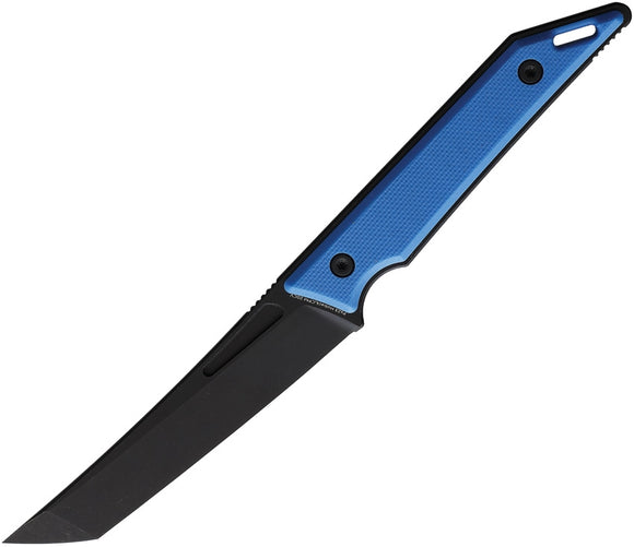 Hoback Knives Goliath Blue G10 CPM-20CV Fixed Blade Knife w/ Sheath 020BB