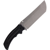 Hoback Knives Choppa Black G10 3V Fixed Cleaver Point Blade Knife w/ Sheath 029C