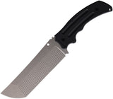 Hoback Knives Choppa Black G10 3V Fixed Cleaver Point Blade Knife w/ Sheath 029C