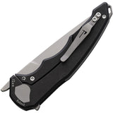 Hoback Knives OneSam Framelock Black Titanium Folding 20CV Pocket Knife 036SB