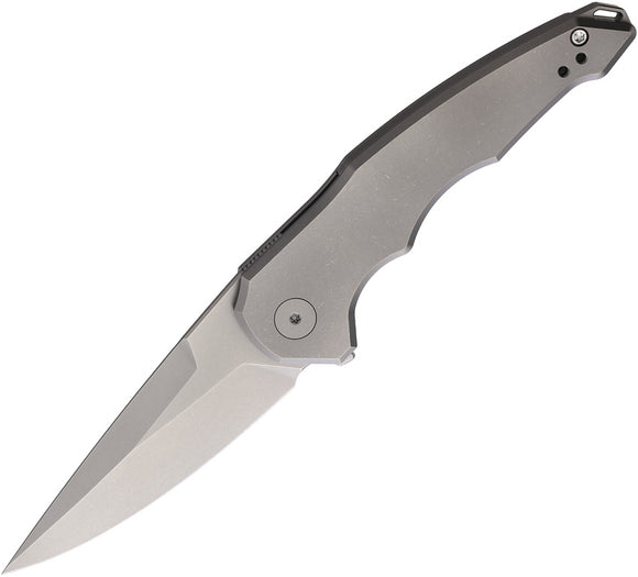 Hoback Knives OneSam Framelock Titanium Folding CPM-20CV Pocket Knife 036